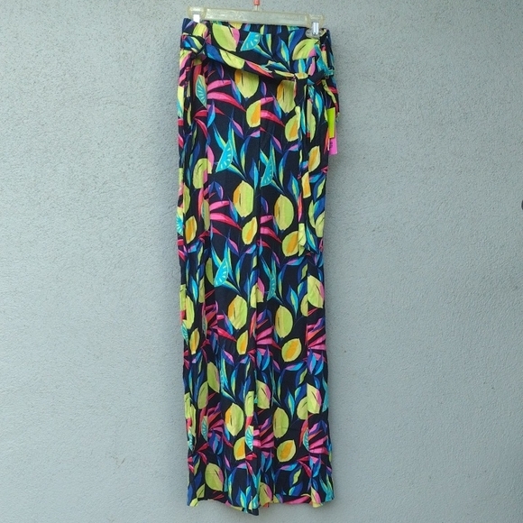 Tabitha Brown Pants - Tabitha Brown X Target Colorful Wide Leg Linen Blend Pull-on Pants XL